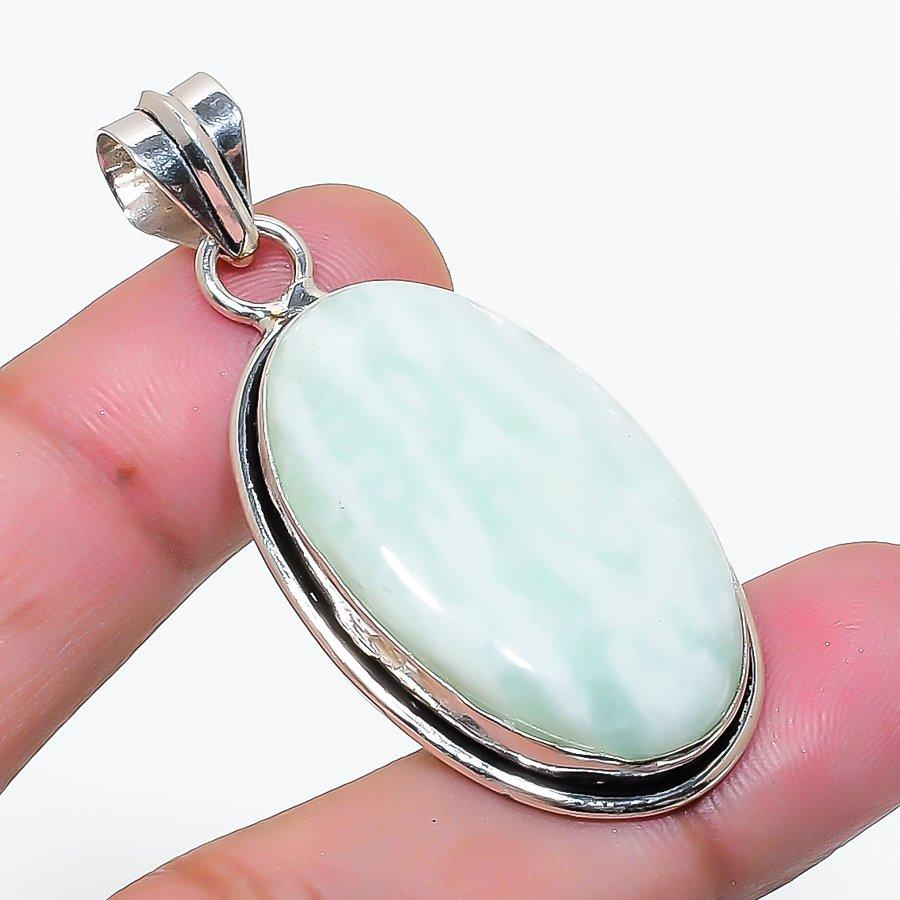 Natural Hememorphite Gemstone Handmade 925 Sterling Silver Pendant 1.89  AP-15081