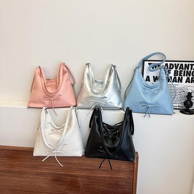 Fashionable  Simple  Large Capacity Tote Bag Backpack for Women In Spring New Style Simple and Popular One-shoulder Crossbody Bag