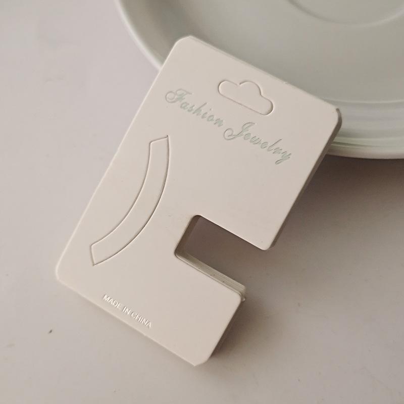 

Белый средний зажим для волос для взрослых Упаковка Тег