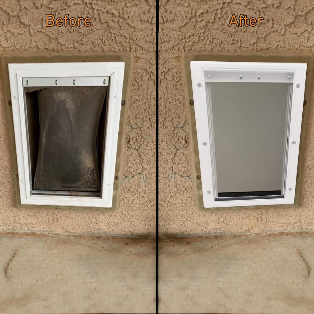 Dog Door Replacement Flaps,Medium Replacement Dog Door Flap Compatible with PetSafe Freedom PAC11-11038,Measures 12 7/8'' × 8 1/8'',Easy to