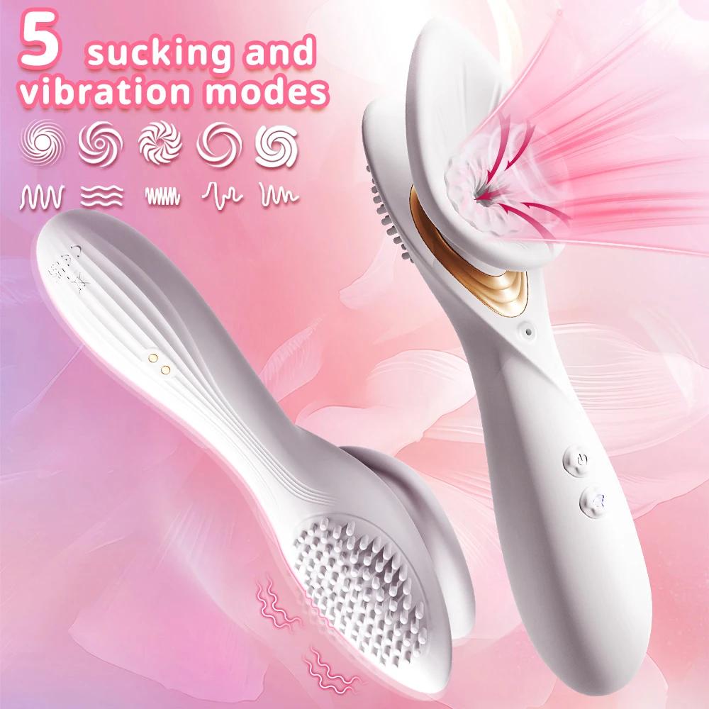 Sex Toys for Women Vacuum Sucking Vibrator Oral Sucker Nipple Vaginal Clitoris Stimulator G Spot Suck Massager Masturbator Adult