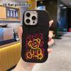 Phone Case: 2D flat design suitable for iPhone 18 17 16 15 14 13 Pro protective case, couple style, street fashion cool, Christmas and Halloween gifts