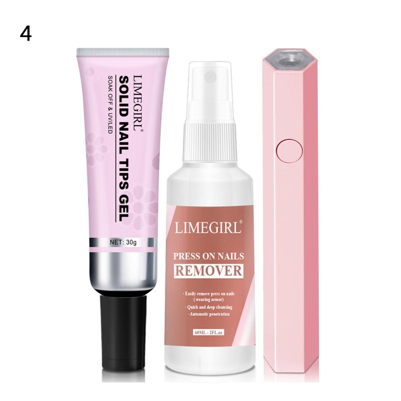 30G Weiche Nagelspitzen Gel Transparentes Patch Gel Für Falsche Nägel Verlängerung Stark Klebendes Röhrchen Spitzenkleber UV Soak Off Salon Maniküre
