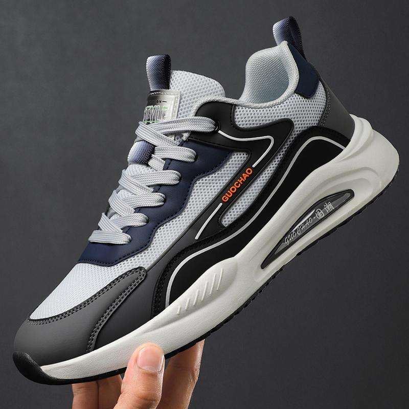 Men Breathable Mesh Running Shoes Fashion Casual Sneakers Lightweight Walking Sports Shoes Sizes 38-47 for Outdoor Travel