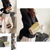 Chic Retro Casual Small Crossbody Bag For Spring In Black Brown Beige Green Shades