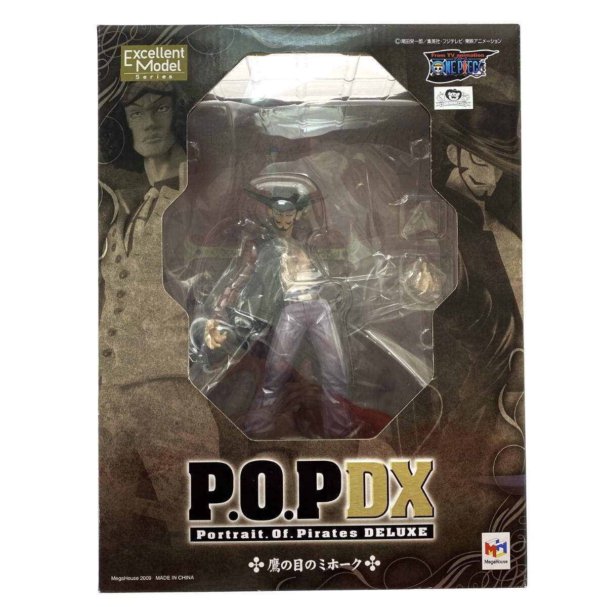 

[USED] MegaHouse P.O.P DX Dracule Mihawk - ONE PIECE Hawk-Eye Portrait of Pirates, Unopened (Box Damage), Japan Import