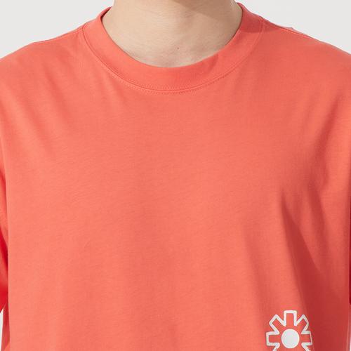 Nike Men's Casual Breathable Short-Sleeve T-Shirt In Orange