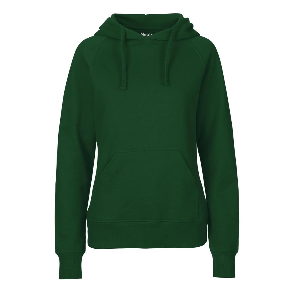 Neutraler Damen/Damen Einfarbiges Kapuzensweatshirt