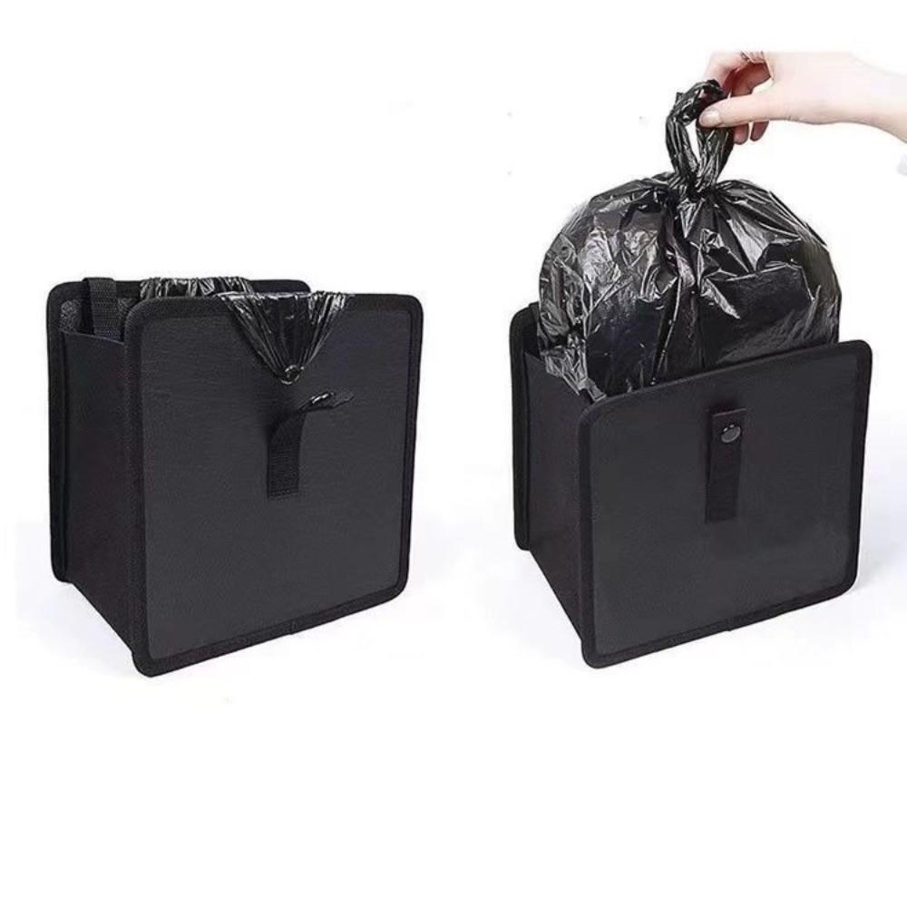 Zipper Compartment Car Storage Bag Durable Hanging Bag New Car Trash Can