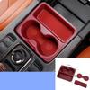For GWM Haval H9 2024 + Car Style Center Console Armrest Storage Box Water Cup Holder Organizer Container Tray Cover Accessories