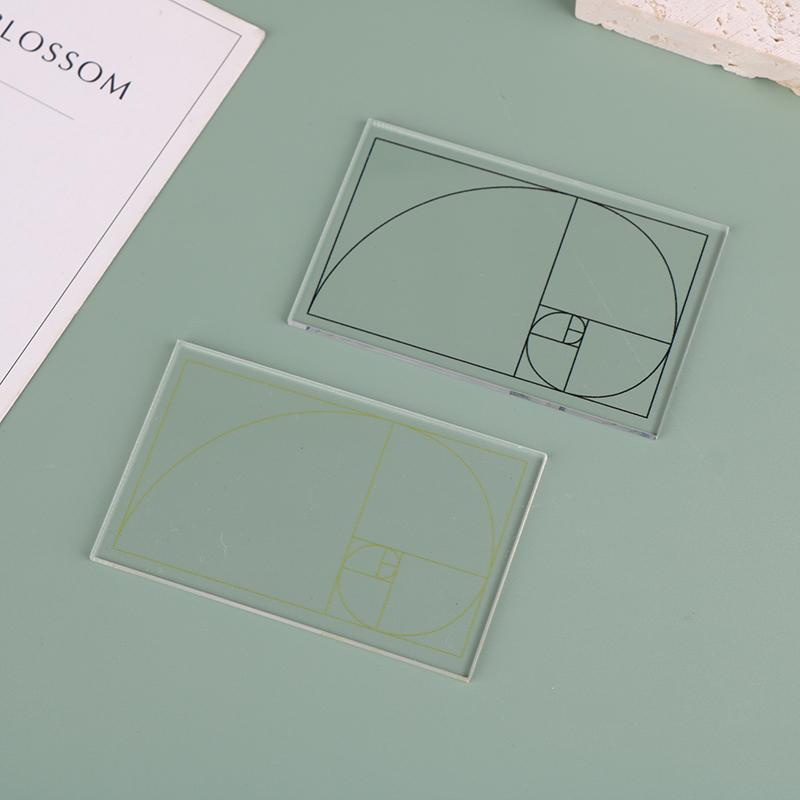 Viewfinder Ruler Golden Ratio Ruler Clear Golden Ratio Fibonacci Composition View Finder Viewer Photography Painting Art Tool