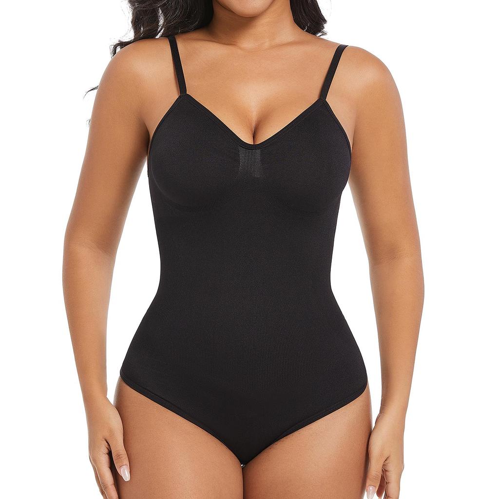 Shapewear voor dames Buikcontrole bodysuit Naadloze beeldhouwen string Body Shaper Taille Cincher Afslankend ondergoed U-plunge Ruglooze maillots Tops
