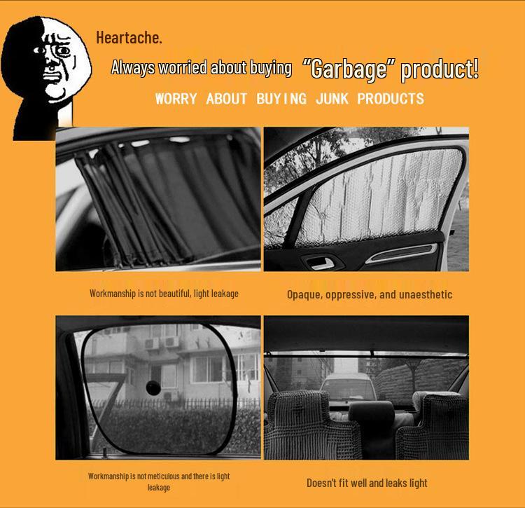 Baojun 730/560/510 Magnetic Car Sunshade Curtains