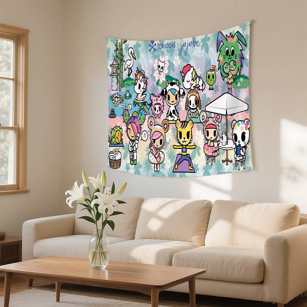 Japan TTokidokiS Tapestry Wall Hanging Tapestry Art Deco Blanket Curtain Hanging At Home Bedroom Living Room Decor