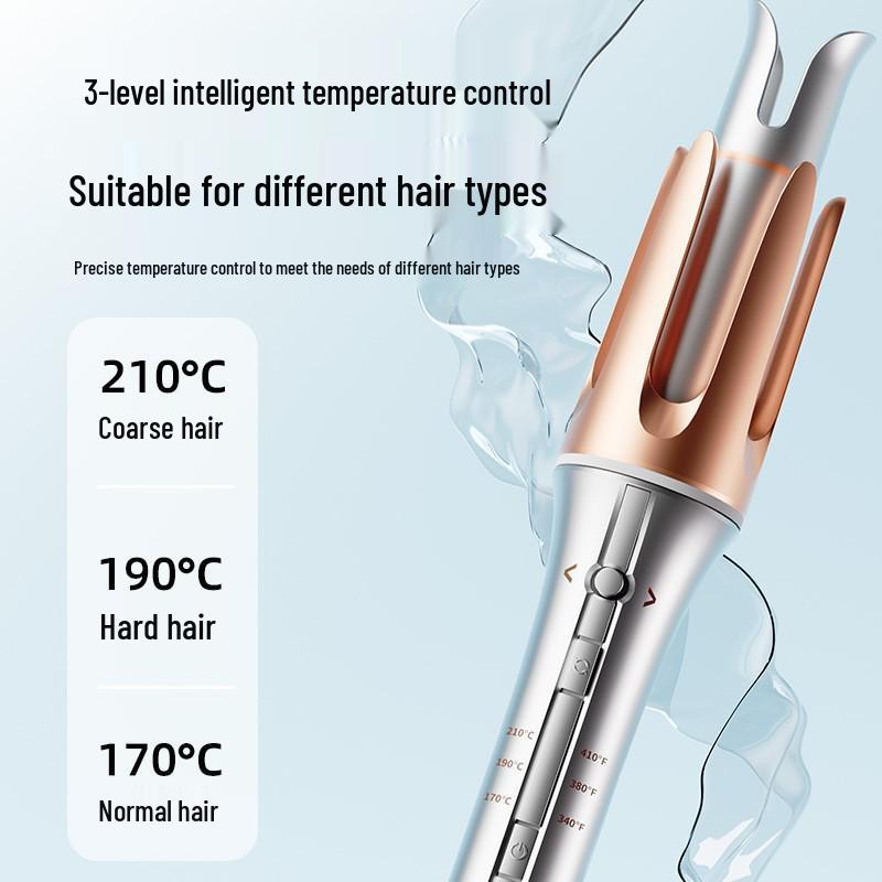 Automatic Negative Ion Curling Iron for Large Curls & Waves - Hair-Friendly & Damage-Free 32MM/UK plug (+2 RMB)