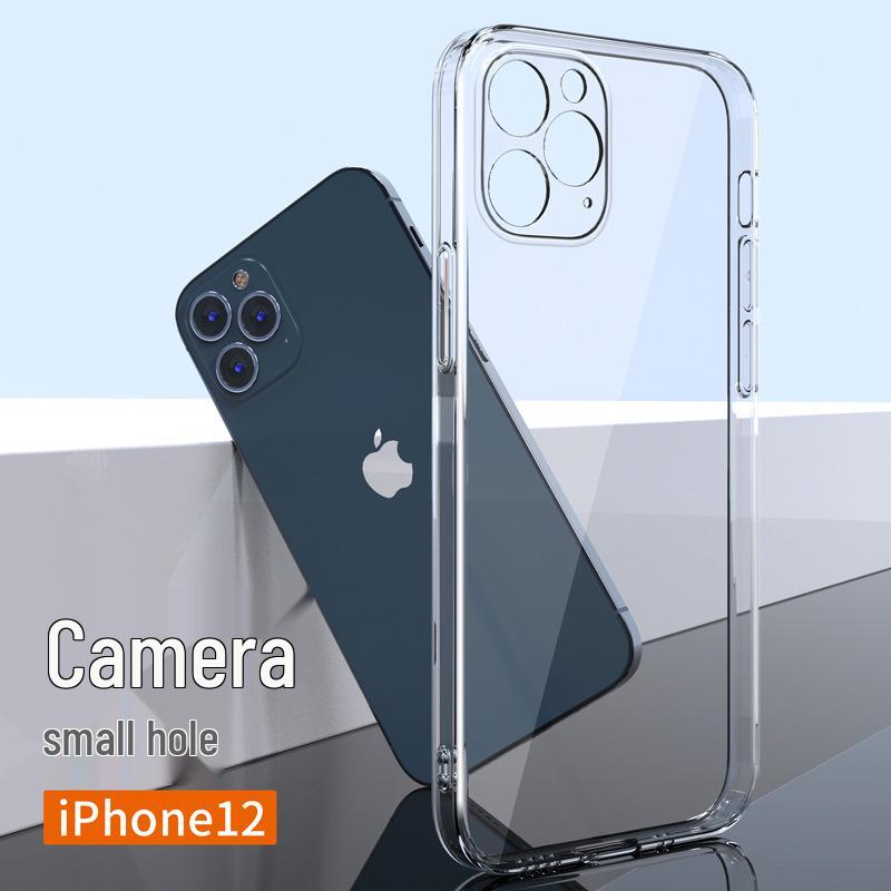 

iPhone 17 Pro Transparent Soft Shell Anti-Fingerprint Protective Case iPhone 12 Pro Max