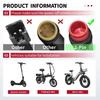 BUCKLOS 2 Piston Power Off Electric Bicycle Brakes for E-Bike Folding Bike Scooter with Rotor Hydraulic Disc Brake Bike Brakes