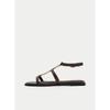 Brown Flat Sandals For Women Liu 105088