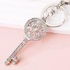 Sparkling Rhinestone Keychain Pendant Chic Accessory For Couples Creative Gift Idea