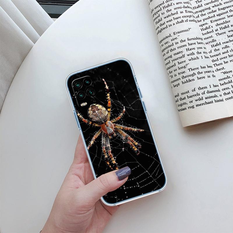 Spider Transparent Phone Case for Motorola Moto G10 G20 G30 G31 G32 G34 G35 G41 G42 G50 G51 G52 G55 G60 G60S G62 G71 G72 G75