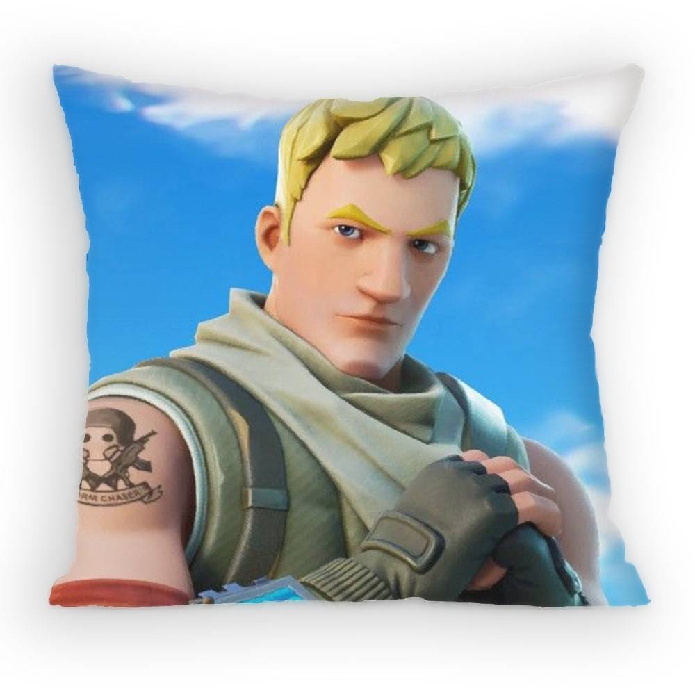 Game Character Fortnite Jonesy Pillow Case Sofa Living Room for Bedroom car Headboard Backrest Cushion Square Cushion Nap Time