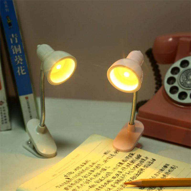 Christmas Gift Lamp To Read Book Eye Protection Rotatable Reading Lamp with Clamp Reading Lights for Books Desk Table Bedroom