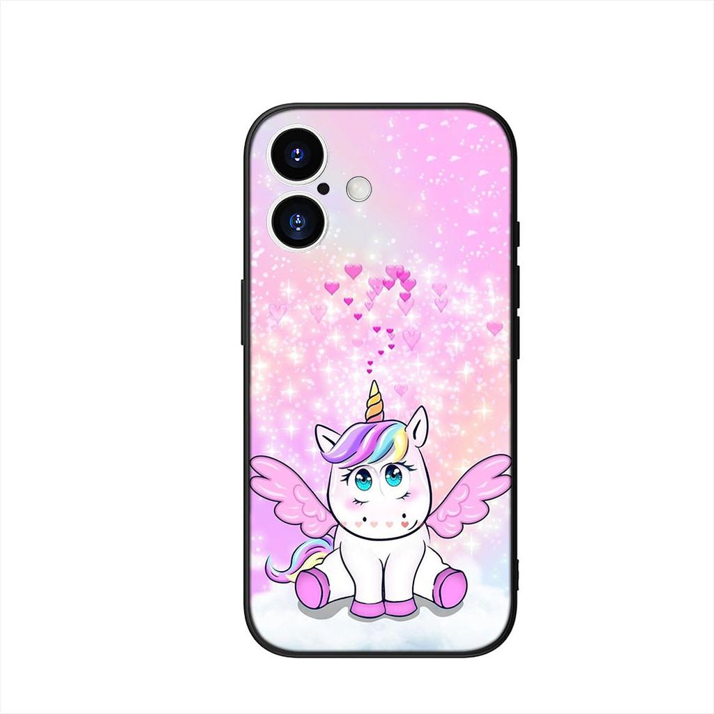 Cute Pink Unicorns Rainbow Cover Phone Case for Samsung Galaxy S25 S23 S22 S24 FE Ultra Plus A56 A05 A06 A15 A16 A57 S7 Edge