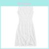 Pink Lace Sleeveless Dress With Embroidery For Summer Casual And Party Wear