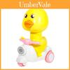 Kunststoff-Rückzieh-Kinderspielzeugauto mit Cartoon-Enten-Design zur Entwicklung motorischer Fähigkeiten und für Eltern-Kind-Spiel
