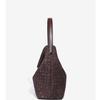 Portable Large-Capacity Bag Women'S Suede Woven Bag Fashion Casual Messenger Bag Tote Bucket Bag