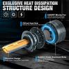 2Pcs H7 H4 Led Headlight Bulbs 6000K H1 H3 H8 H11 Led 9005 HB3 9006 HB4 Auto Lamp 9012 Hir2 High Power 140W 60000LM Canbus CSP Chips Headlamp