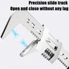 1pc F-type Wrench Right Angle Wrench Adjustable Spanner Pipe Wrenches Wide Jaw Opening Wrench F Spanner F Type Wrench Movable