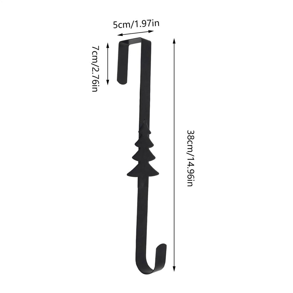 Christmas Wreath Hook Party Decoration Christmas Door Wreath Hanger Heavy Duty Hook Home Offices Ornament for Indoor Outdoor