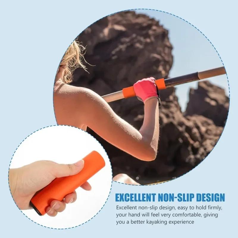 2pcs Sponge Kayak Paddle Grips Anti-slip Bicycle Handlebar Grips Outdoor MTB Road Bike Silicone Grips Cover Riding Equipment