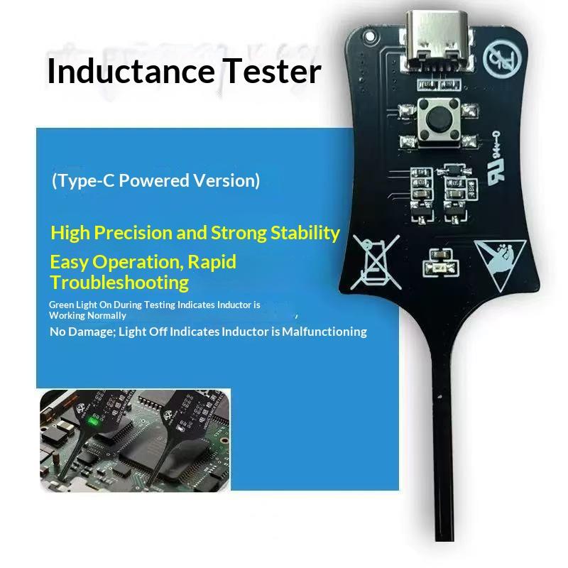 Inductor Detector Tool Motherboard Coil Tester For Phone Motherboard Repair Electromagnetic Induction Quick Fault Check