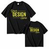 Brand Personality Mens Tshirt Personalized Quick Dry T Shirt Black Summer Tshirt Fashion Workout Add Your Own Message Relaxe