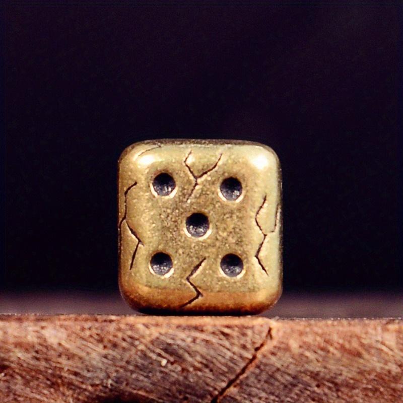 

Ретро кости латунные бусины для ножа EDC для улицы DIY аксессуары для браслета брелок плетеный шнурок подвески фонарик подвески Brass