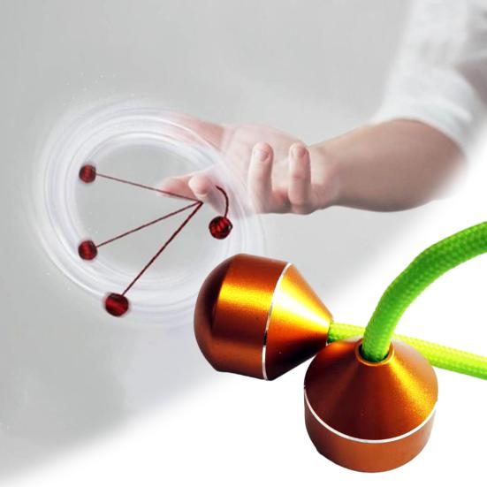 Giocattolo per Dita Allenatore di Destrezza delle Dita Coordinazione Occhio-Mano Compatto Portatile Lega di Alluminio Sollievo dallo Stress Giocattolo Fidget