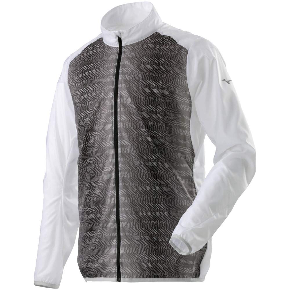 Mizuno Running Wear Jacket J2ME9010 White Japan S to Japanese size Men's (equivalent S)