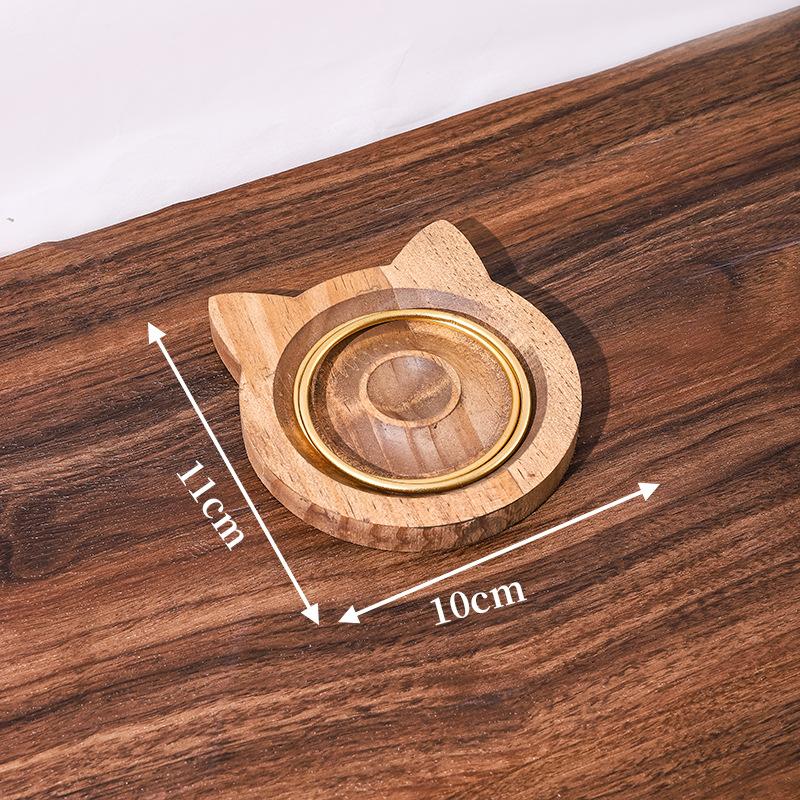 Planche de rangement pour bracelets en bois massif noyer assiette à bracelets présentoir à bracelets bracelet perlé assiette à bracelets
