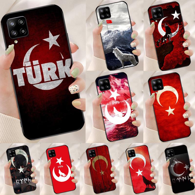 Turkey Flag For Samsung Galaxy A26 A05 A06 A16 A54 A34 A14 A22 A32 A52 A55 A35 A15 A53 A13 A56 A36 Case