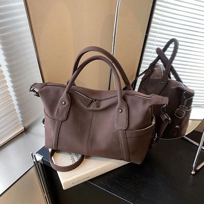 Torba podróżna Retro Leisure Travel Tote Bag damska prosta i uniwersalna torba na ramię o dużej pojemności do dojazdów do pracy