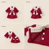 Cute Childrens Girl Dress Suit With Insulated Polyester Material And Button Closure For Winter Wear