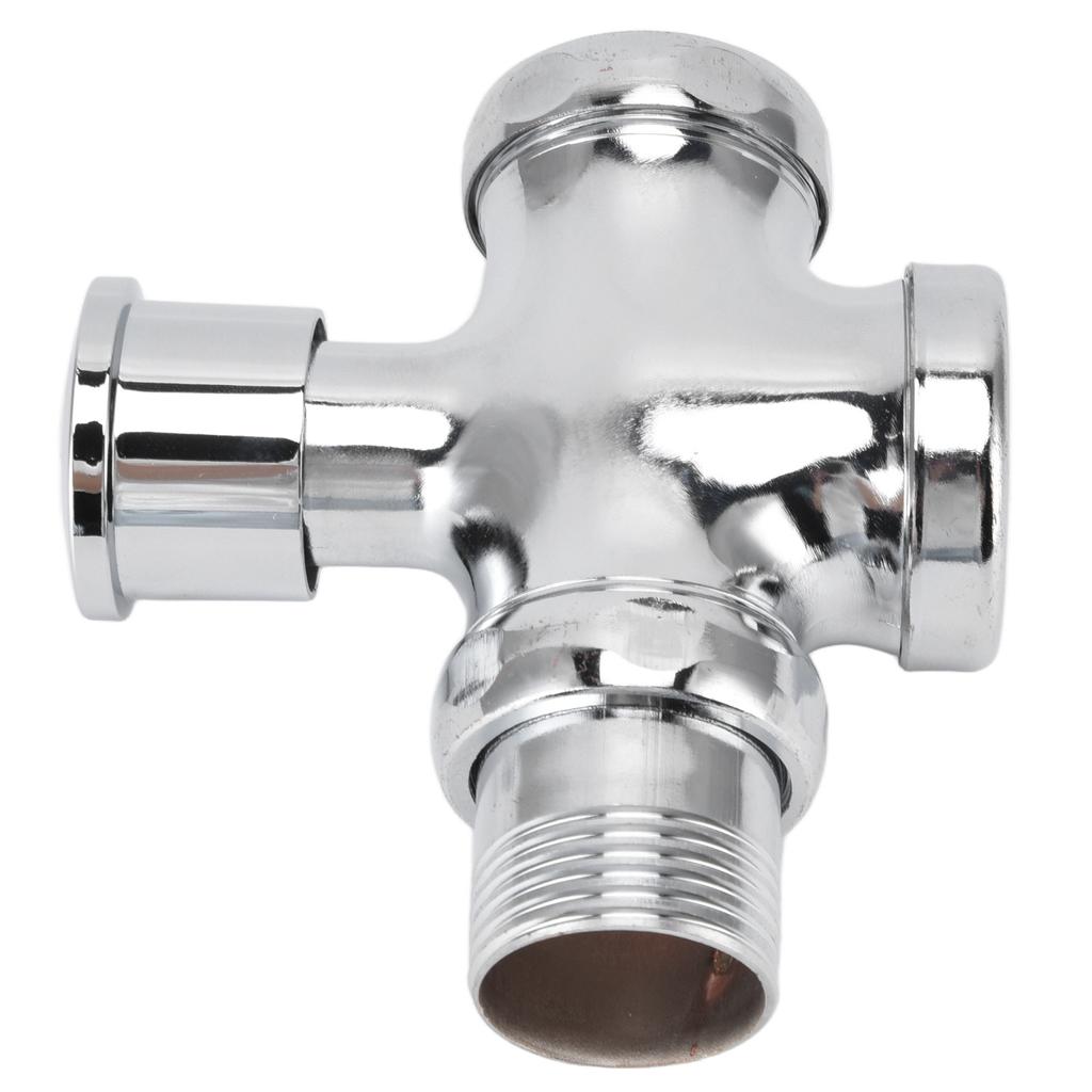 Urinal Flush Valve with Push Button Toilet Delay Flushing Valve Toilet Tank Parts Replacement DN20