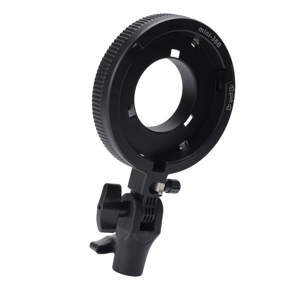 Mount Adapter for Bowens Aluminum Camera Flash Bracket Holder for LED Light Softbox Beauty Dish Reflector Umbrella