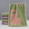 Color yarn pure cotton towel cartoon face wash absorbent towel cotton household wedding