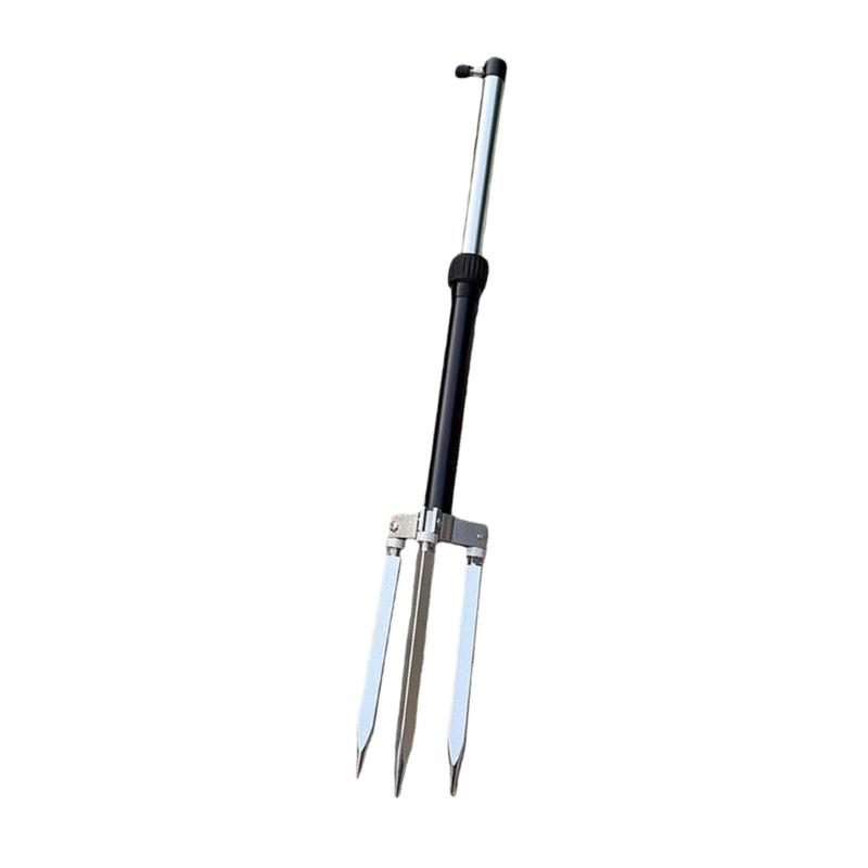 

Portable Light Weight Fishing Stand 3 Spikes Support Quick Setups Folding Fishing Poles Stand Quick Setups Holder Enduring чорний