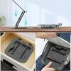 Cross-Border Rotating Laptop Riser: 360° Lifting Metal Desktop Stand with Cooling Feature