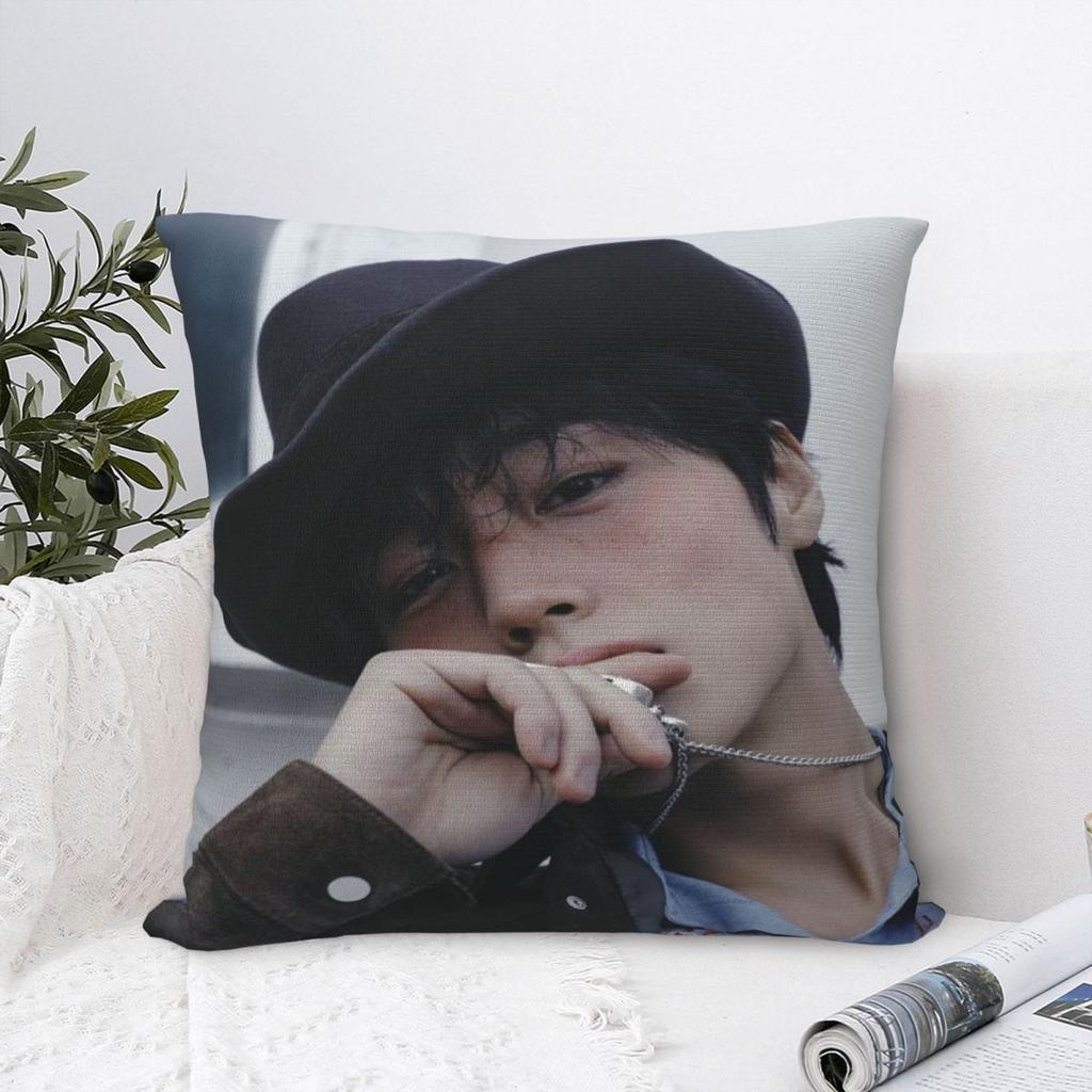 Federa Cuscino Regalo Fan Park Ji Hoon Stampa Merch Copricuscino Federe Cuscino Arredamento Casa con Zip Multitaglia