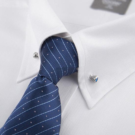 Herren Formale Hemd Kragen Pin Strass Bar Verschluss Clip Barbell Revers Stick